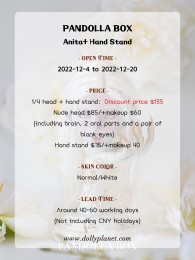 Anita Head + Hand Stand; 1/4 BJD