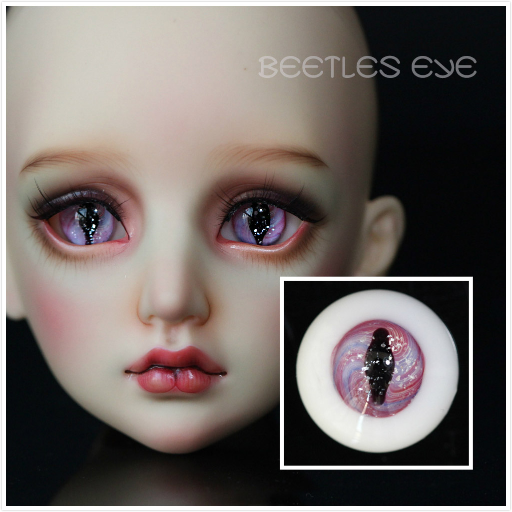 【Beetles】H-30 Beast  Glass Eyes 【Flat bottom No stem】