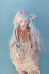 【Dolly Planet】BJD heat-resistance Wig Hand dyeing *waterfall*