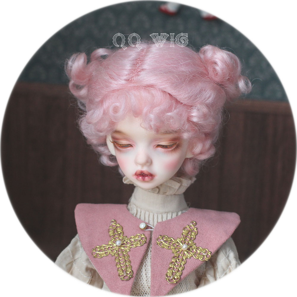 QQ-40 *Micky* Mohair Wig Blonde/Pink