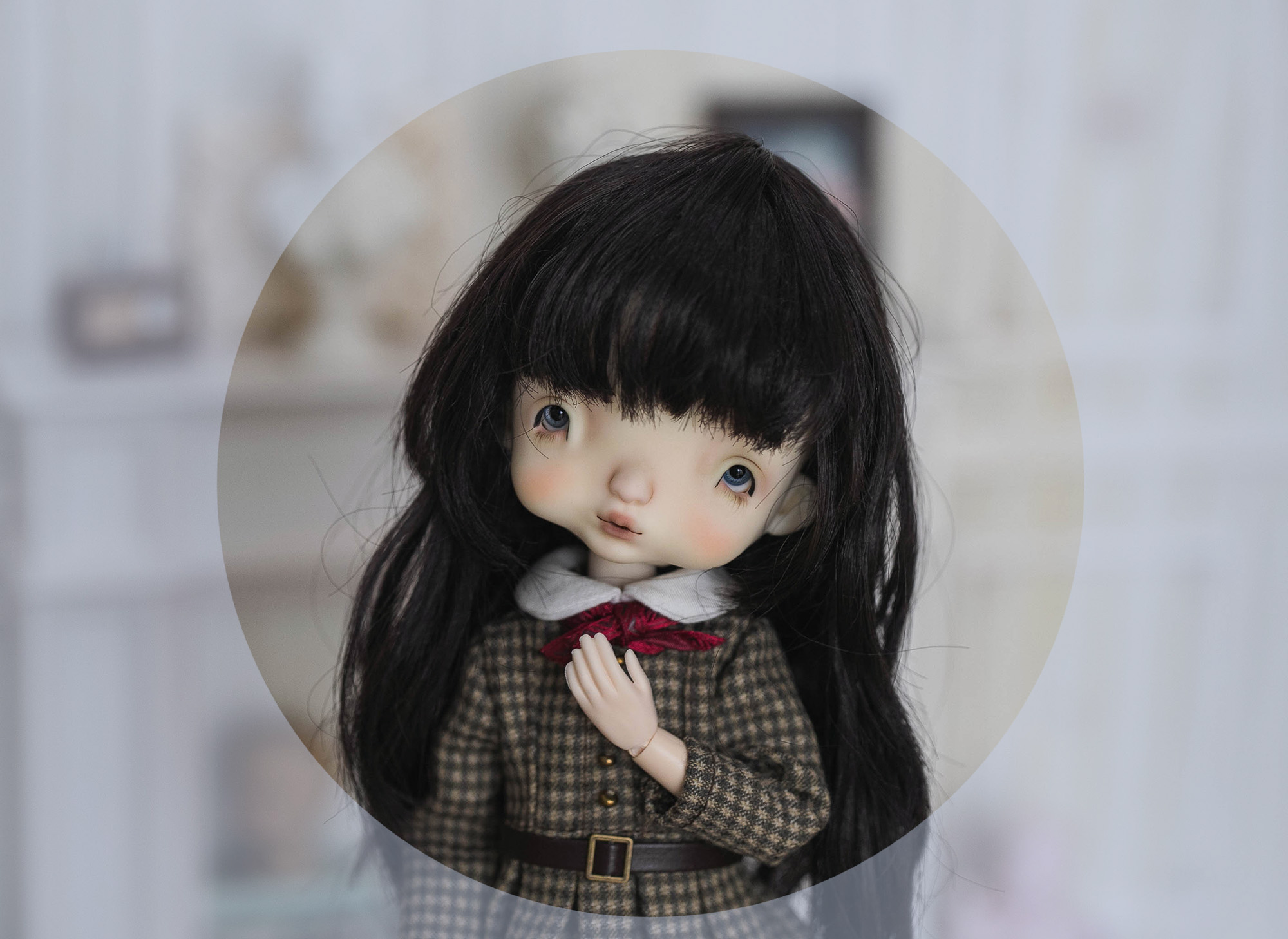 Mee-【PanDolla Box】1/6 self sculpt Doll Head