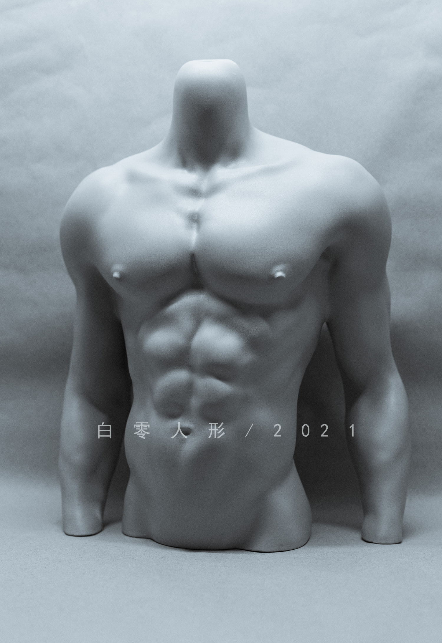 1/3 Male Body Stand/ Torso Kapa