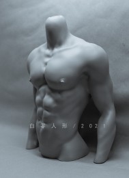 1/3 Male Body Stand/ Torso Kapa