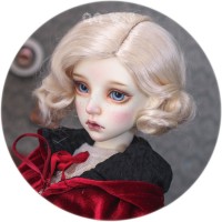 【DollyPlanet】BJD Synthetic Mohair Wig  QQ-54 *Vampire Queen*
