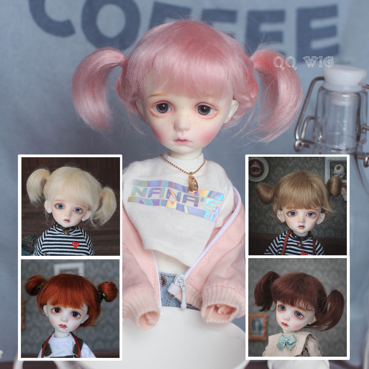 QQ-56 Mohair Wig *小机灵*