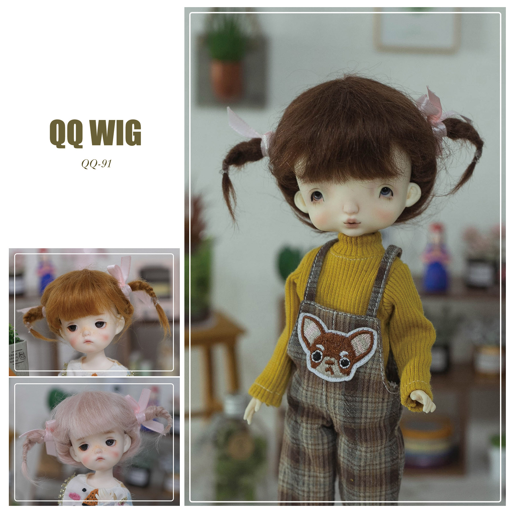 QQ-91 Mohair Wig